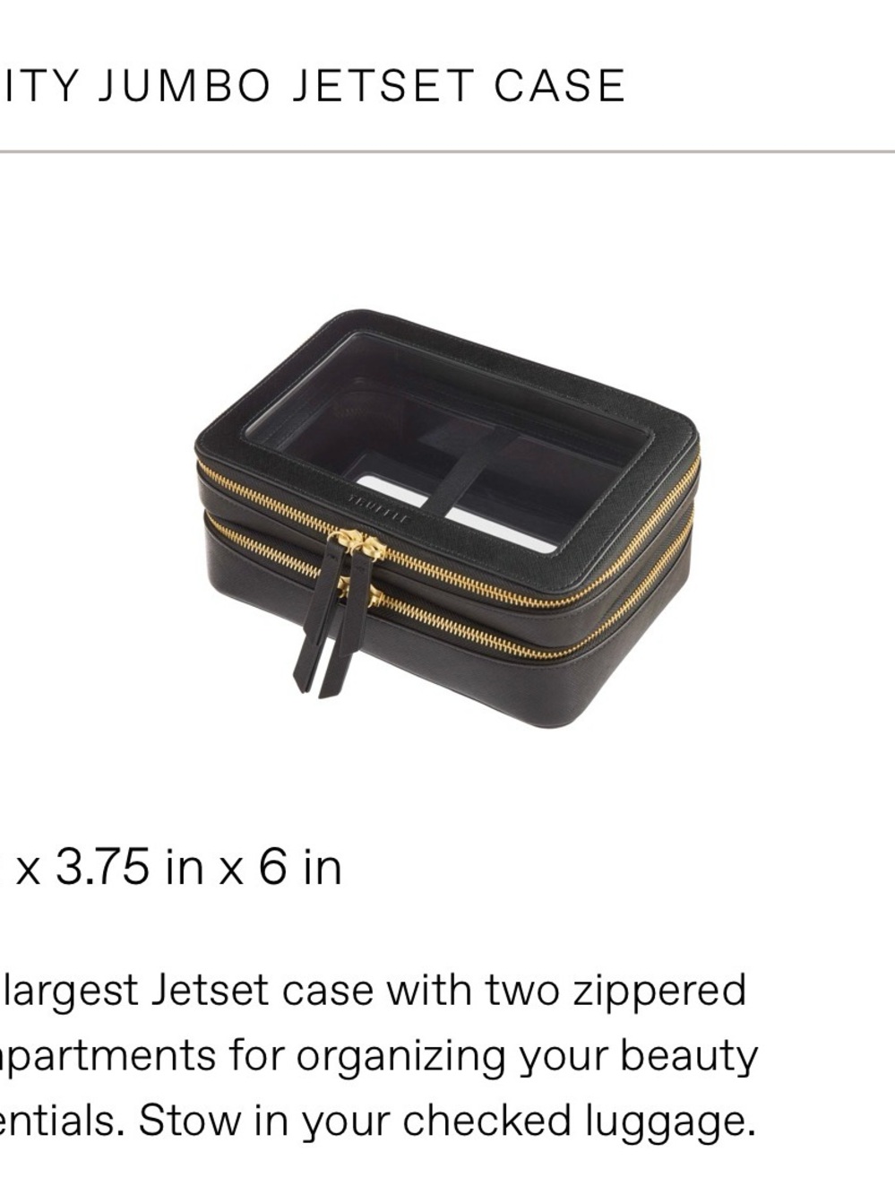 Truffle Clarity Jetset Case (Jumbo)